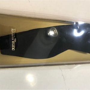 NWT Evan Picone black bow tie satin with box